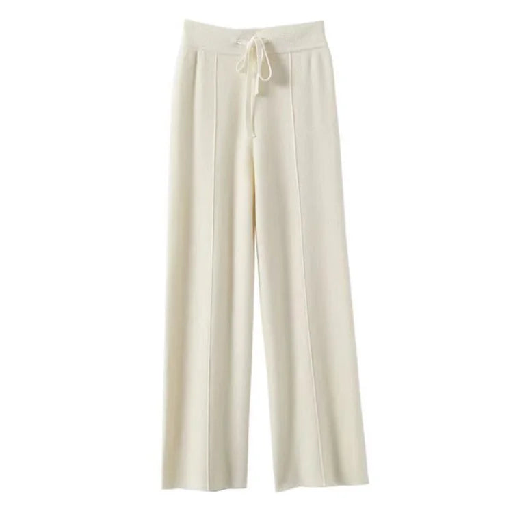 Hectorine | Merino Wool Wide Leg Trousers
