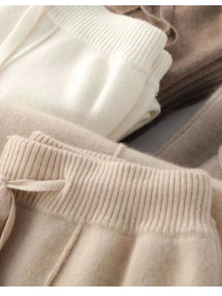 Hectorine | Merino Wool Wide Leg Trousers