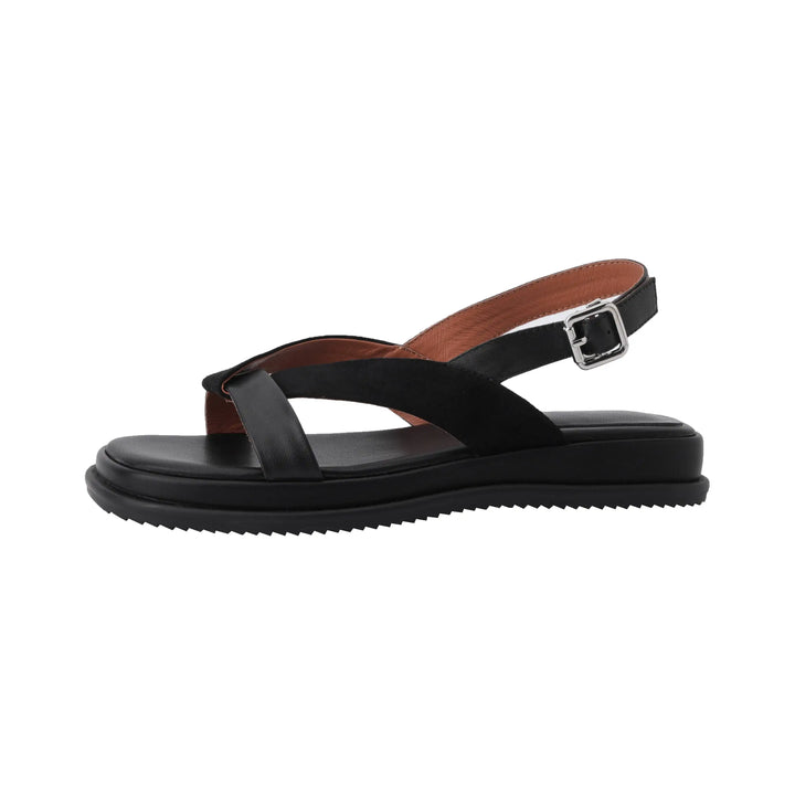 Maximilienne | Leather Low Platform Sandals