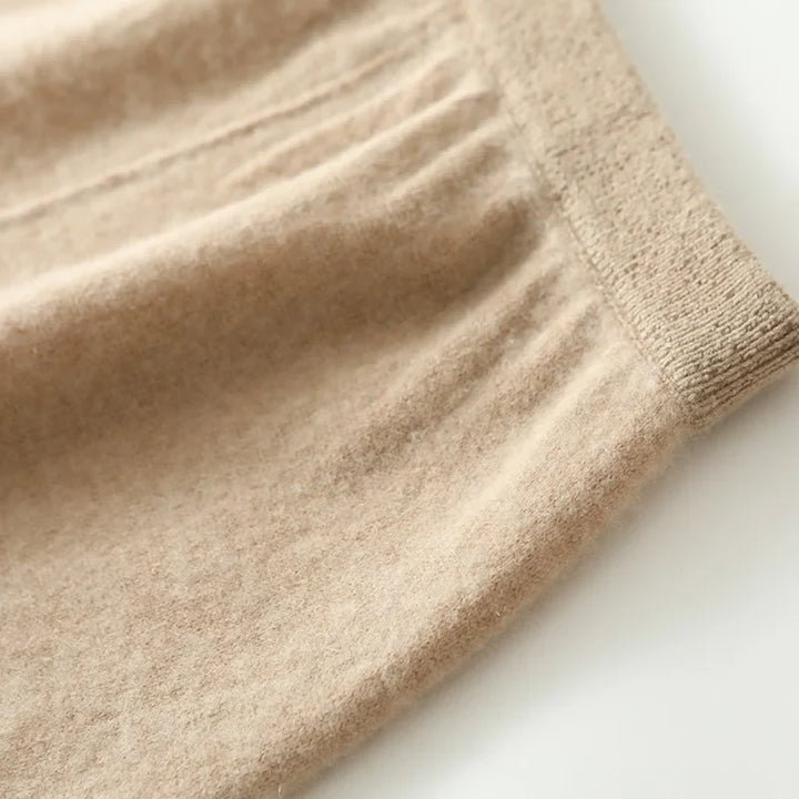 Eulalie | High Waist Merino Wool Skirt