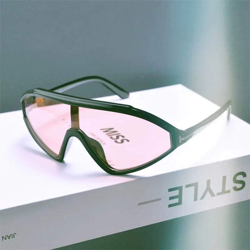 Wraparound Shield UV400 Sunglasses