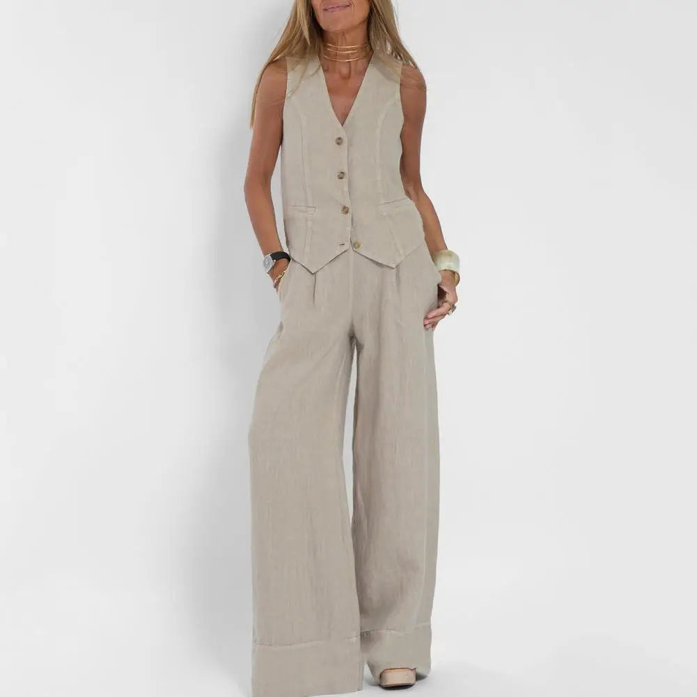 Clementine | Pure Linen Two Piece Set