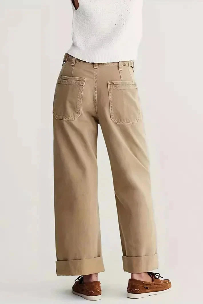 Modestine | Rigid Cotton Wide Leg Jeans