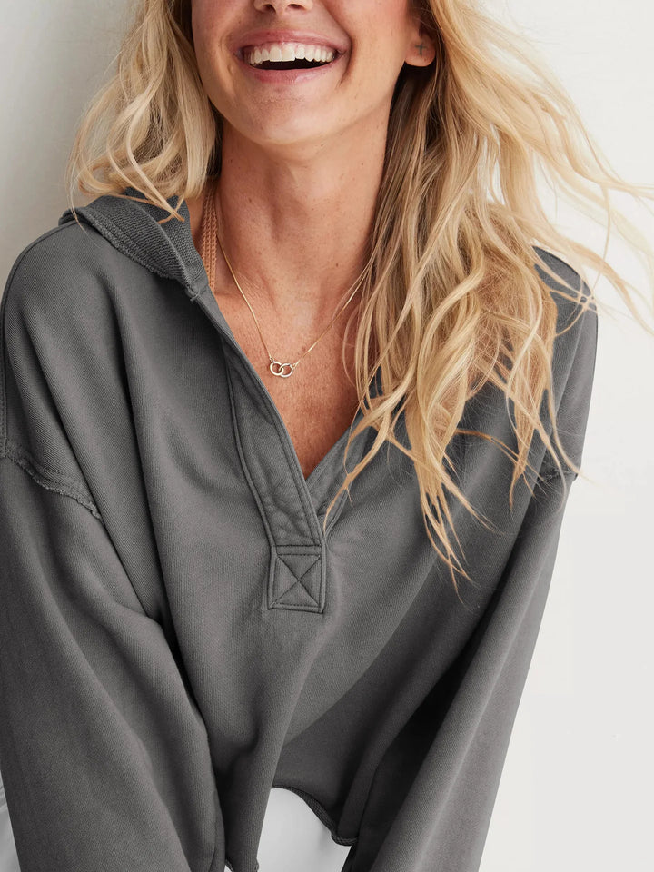 Philippa | 50% Cotton Cropped Hoodie