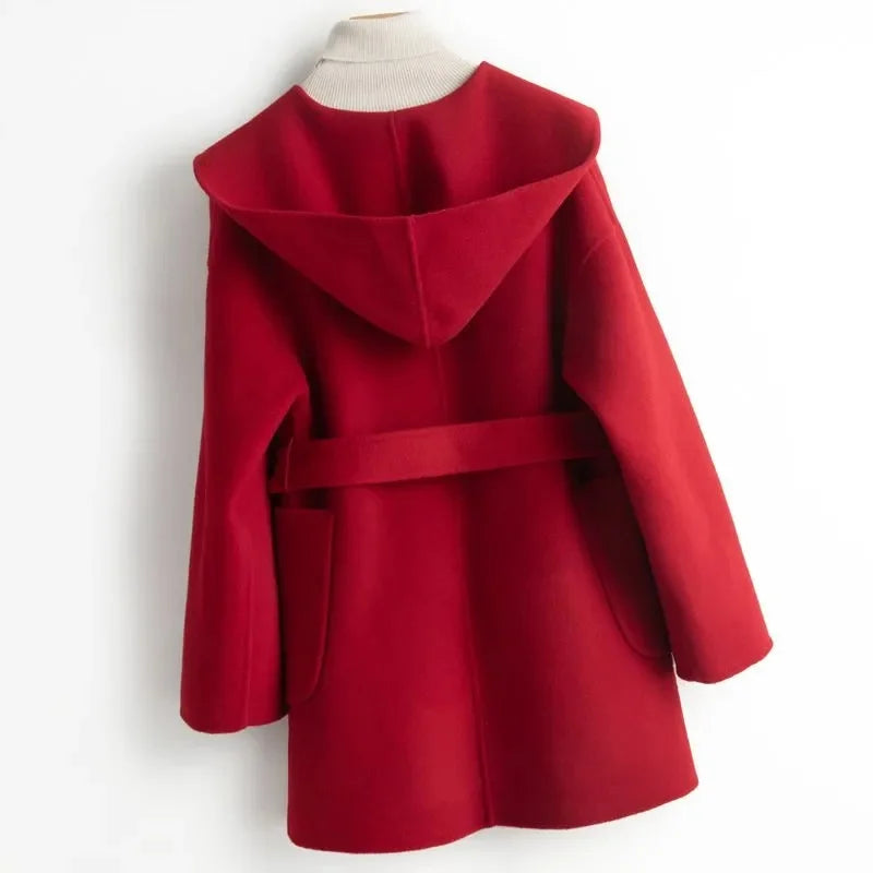 Bernadette | Cashmere Blend Hooded Coat