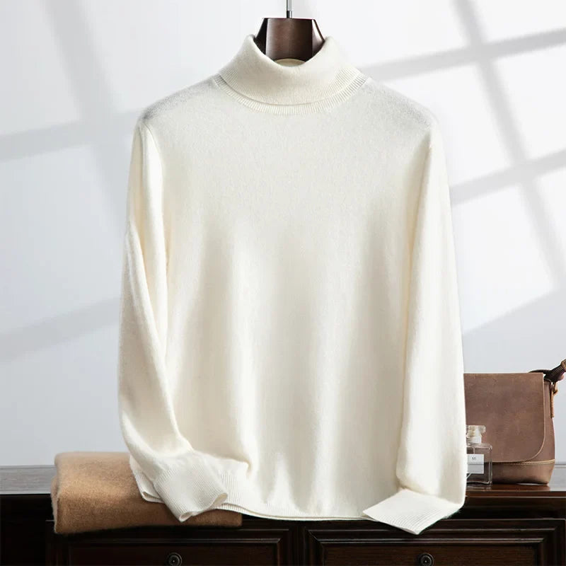 Jean-Guy | 100% Cashmere Low Turtleneck