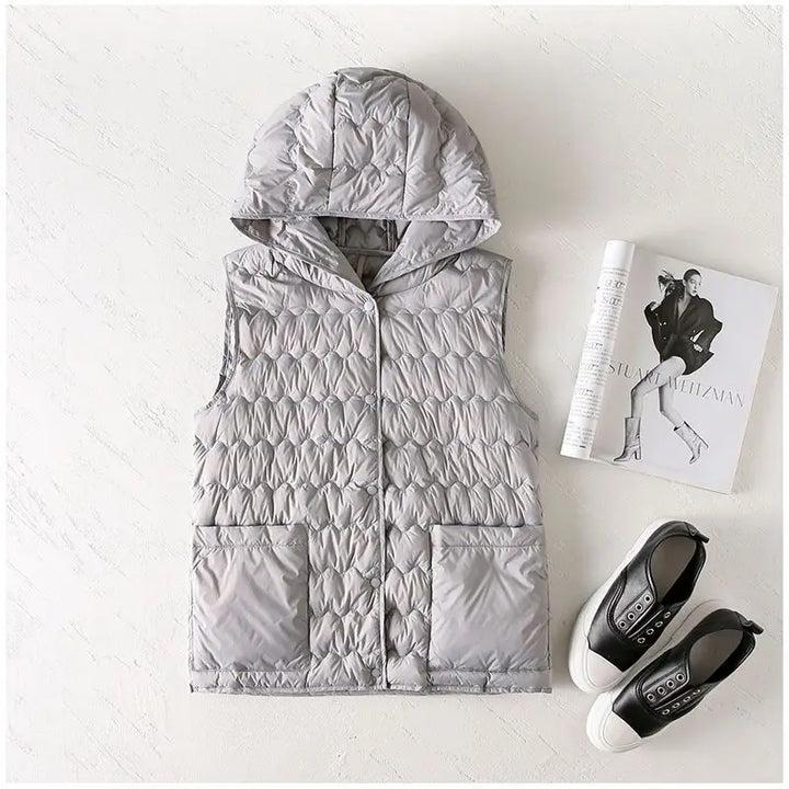 Gabrielle | 90% Down Hooded Vest