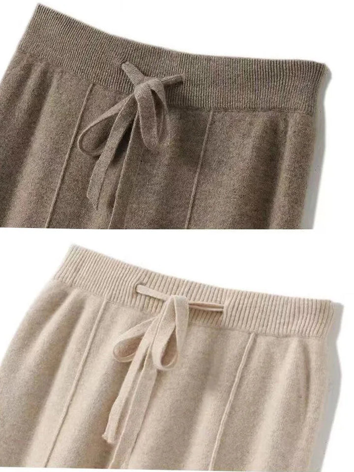 Hectorine | Merino Wool Wide Leg Trousers