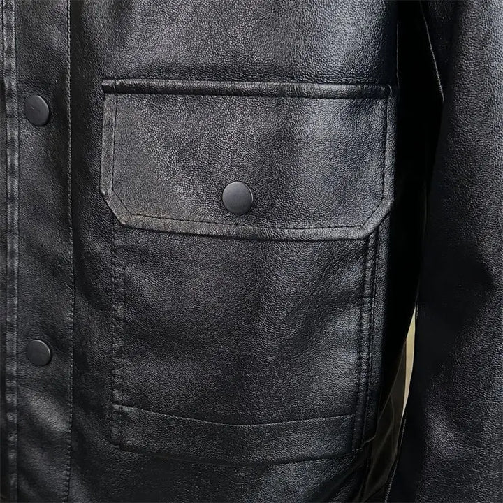 Aristide | Leather Trucker Jacket