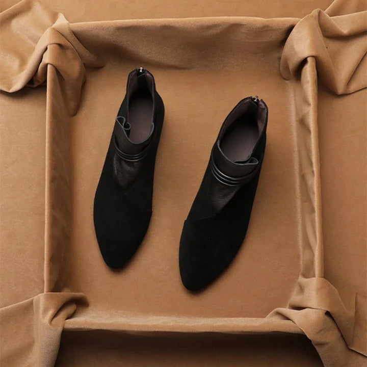 Rosemarie | Cow Suede Pointed Boots