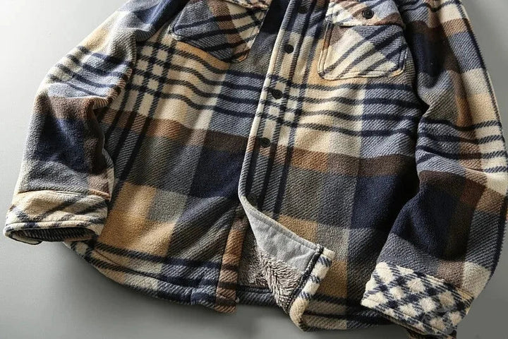 Patrice | Fleece Lined Flannel Shirt Jacket
