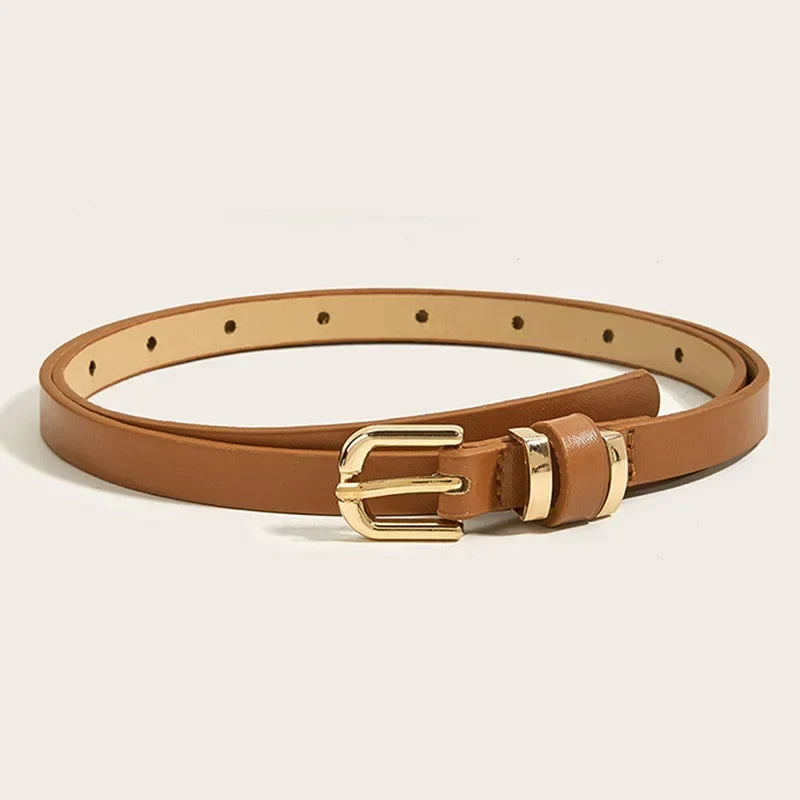 Leopard Print Leather Belt, 41 in
