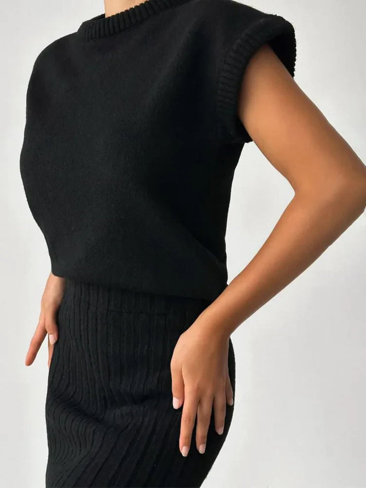 Noella | Cotton Rib Sleeveless Set