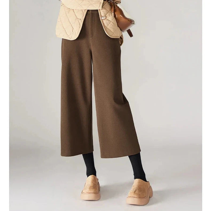 Aubertine | 55% Wool Elastic Waist Pants