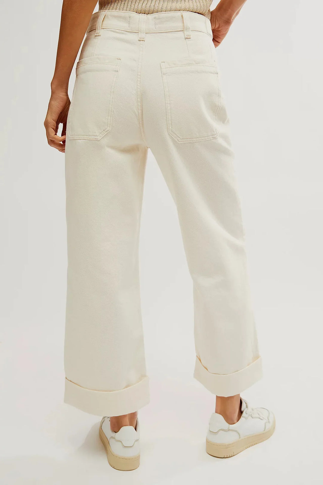 Modestine | Rigid Cotton Wide Leg Jeans