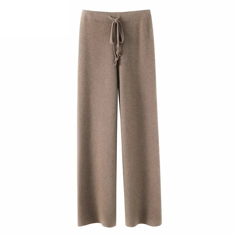 Guillemette | Cashmere Blend Knit Pants