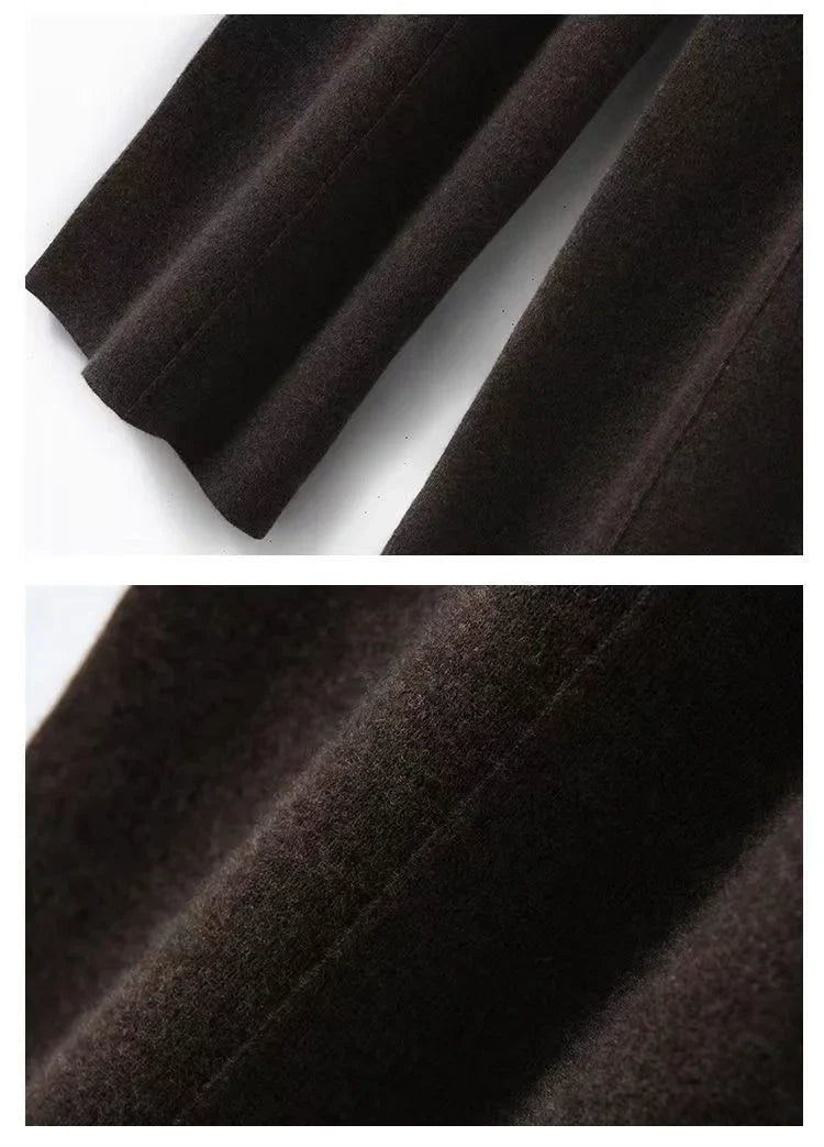 Hectorine | Merino Wool Wide Leg Trousers