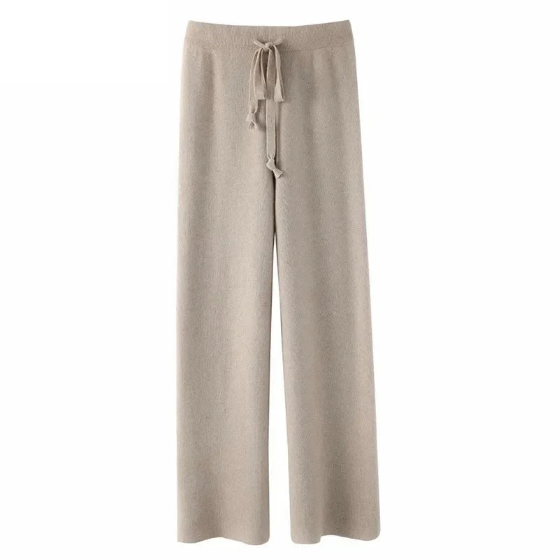 Guillemette | Cashmere Blend Knit Pants