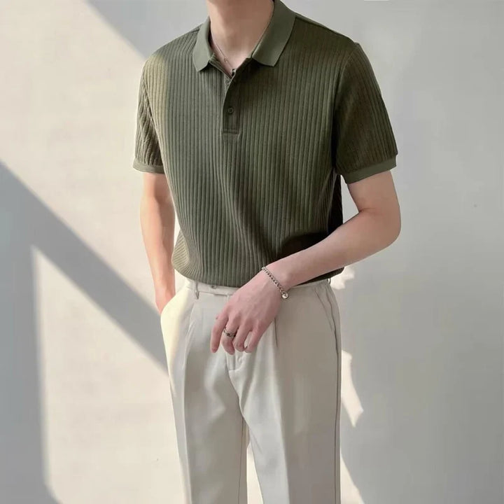 Dollard | 100% Cotton Ribbed Knit Polo