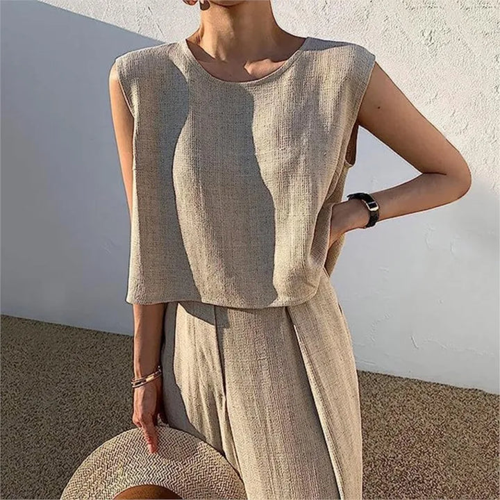 Donatienne | Tank and Wide Trouser Set