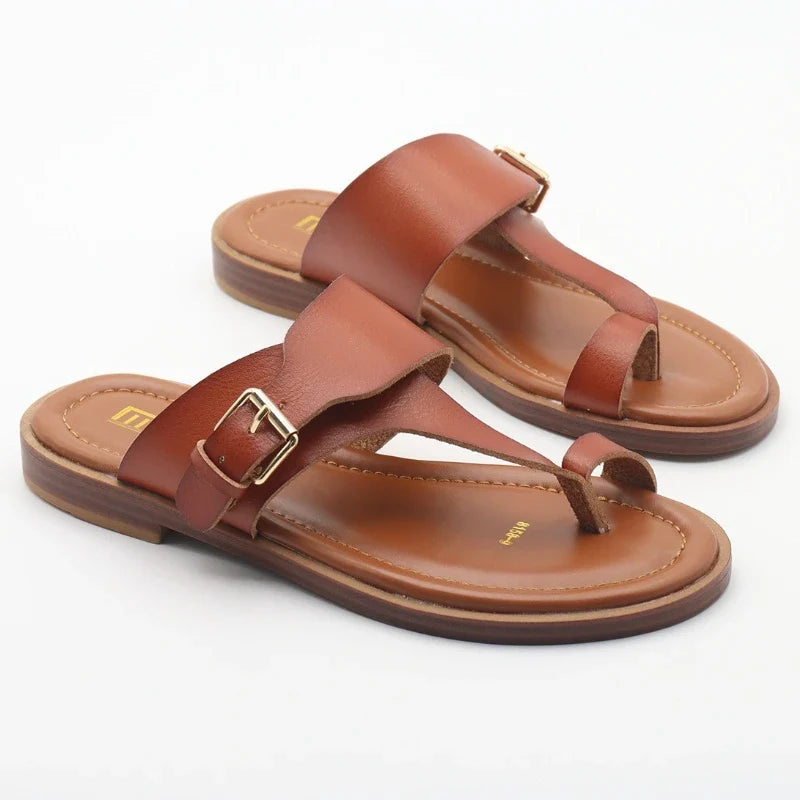 Beryl | Stitched Sole Leather Sandals