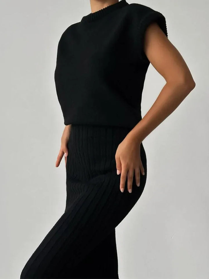 Noella | Cotton Rib Sleeveless Set