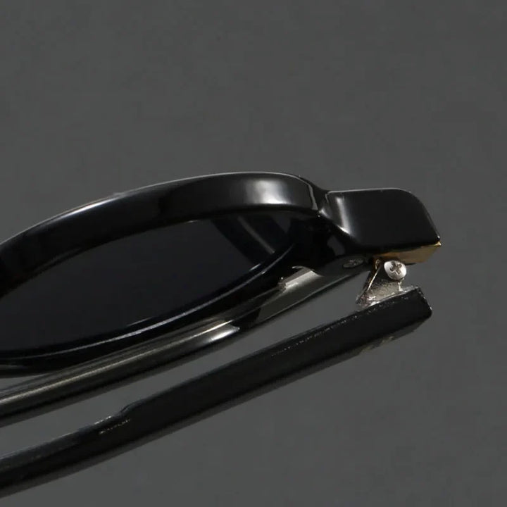 Translucent Round Acetate Sunglasses