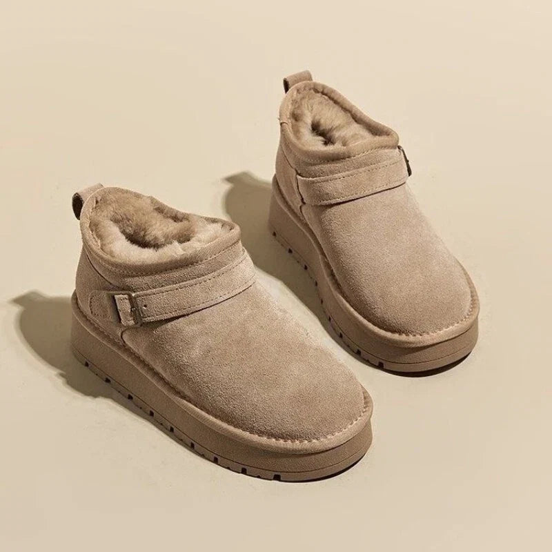 Faye | Fur-Lined Platform Snow Boots