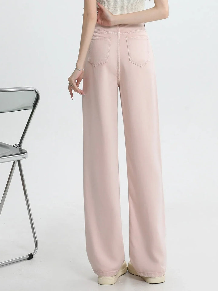 Jehanne | Loose High Waist Cotton Jeans