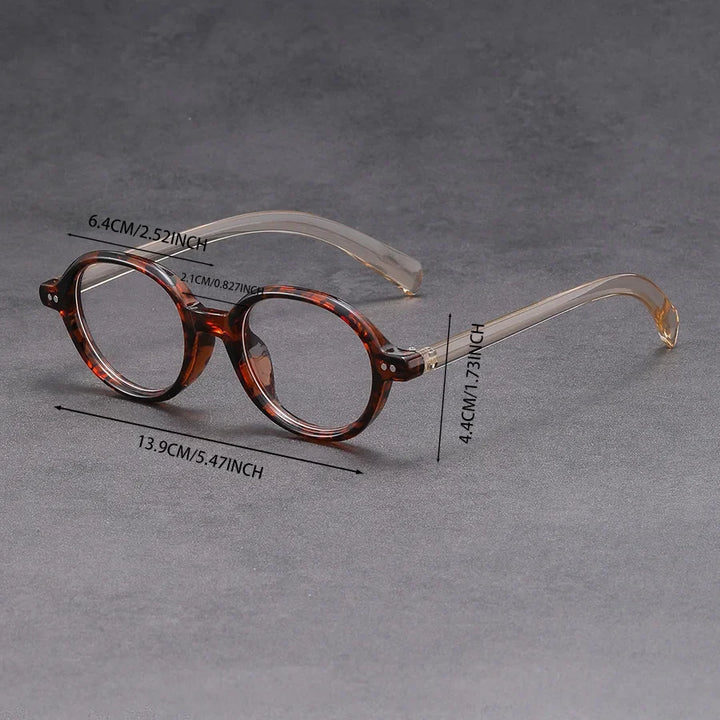 Deep Tint Round Acetate Sunglasses