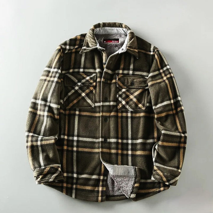 Patrice | Fleece Lined Flannel Shirt Jacket