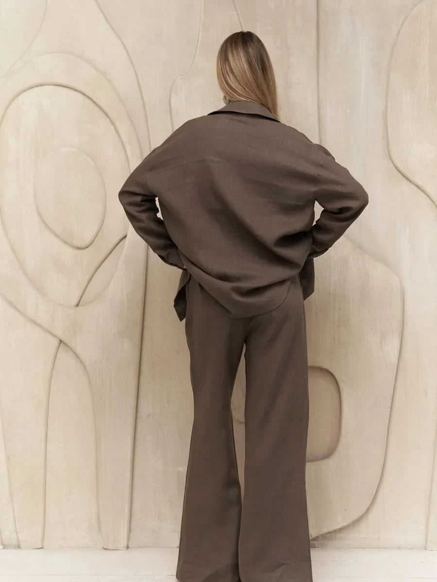Edwige | Cotton Linen Two Piece Set