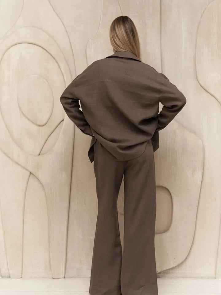 Edwige | Cotton Linen Two Piece Set