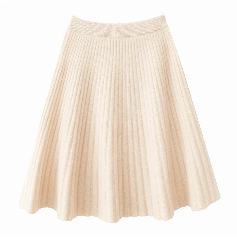Laurentine | Merino Wool Mini Skirt