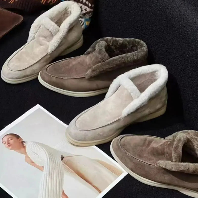 Lila | Shearling-Lined Loafer Boots
