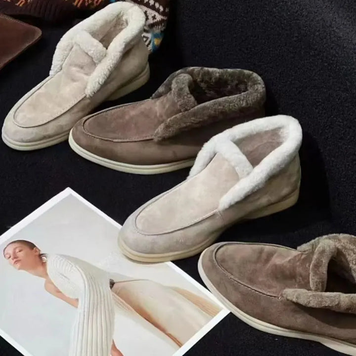 Lila | Shearling-Lined Loafer Boots