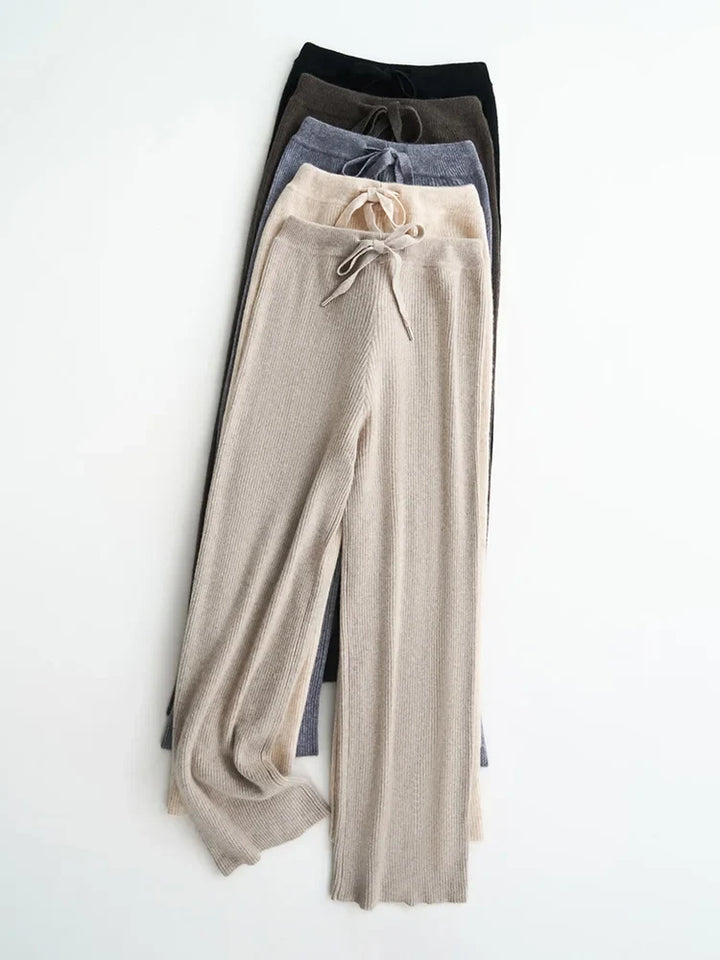 Laurencia | 30% Merino Knit Wide Leg Pants
