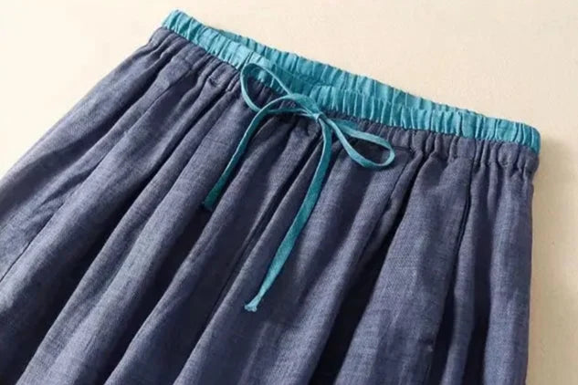 Daphne | 100% Linen Tapered Trousers