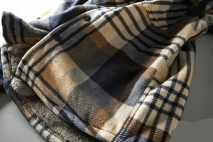 Patrice | Fleece Lined Flannel Shirt Jacket
