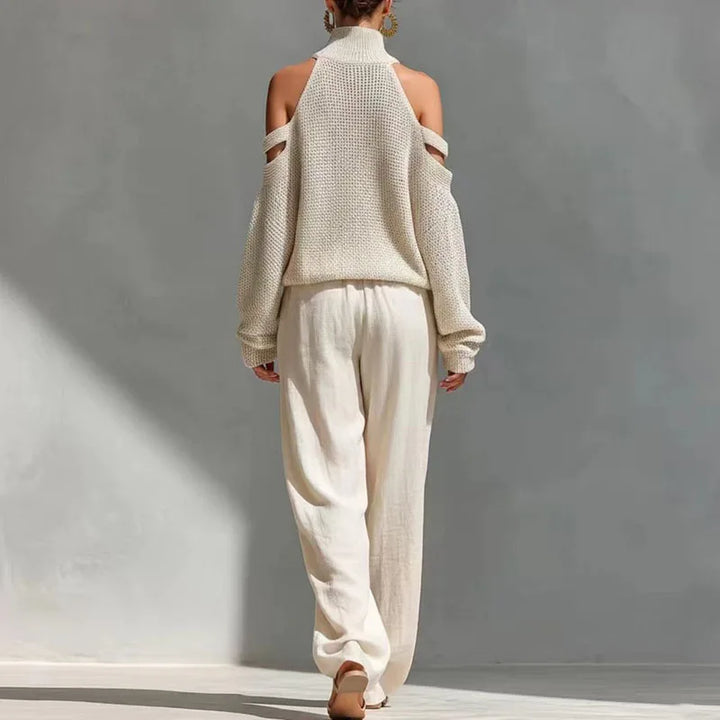 Claire | Knit Turtleneck and Trousers