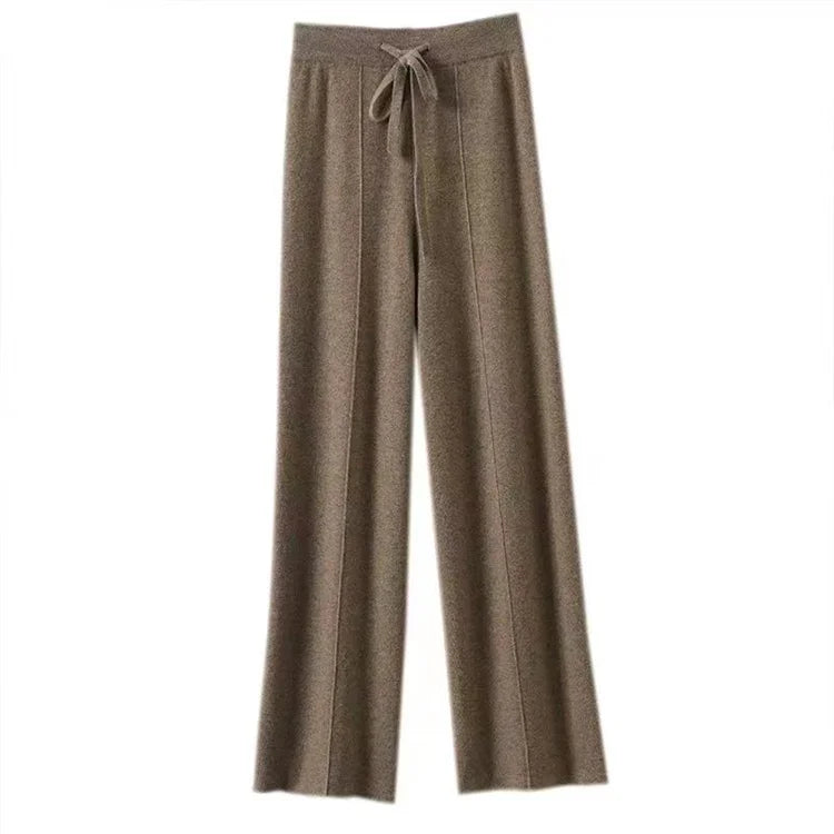 Hectorine | Merino Wool Wide Leg Trousers