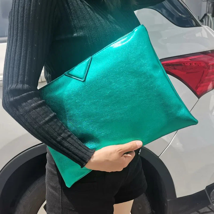 Metallic Hard Shell Evening Clutch