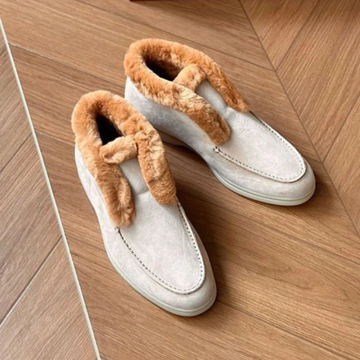 Lila | Shearling-Lined Loafer Boots