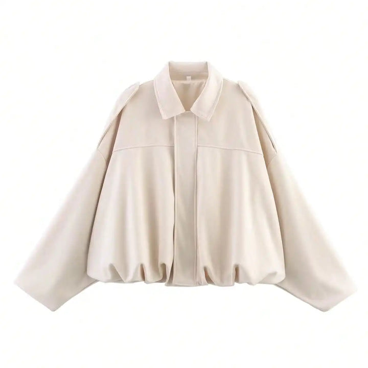 Roseanne | Oversized Suede Bomber