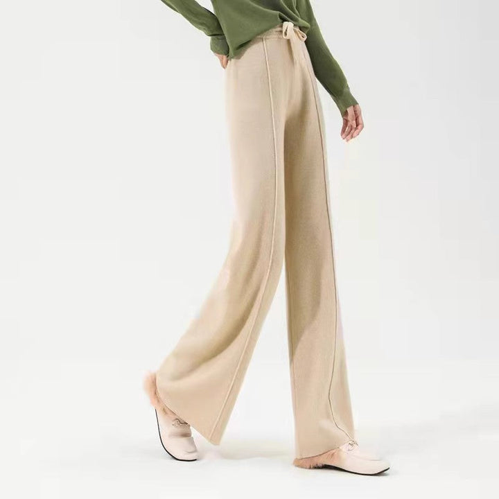 Hectorine | Merino Wool Wide Leg Trousers