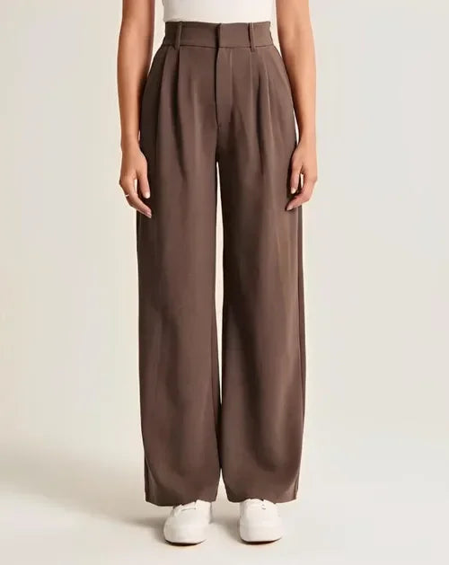 Liliane | High Waist Wide Leg Trousers