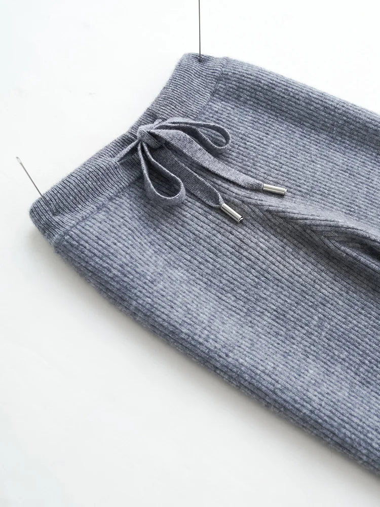 Laurencia | 30% Merino Knit Wide Leg Pants