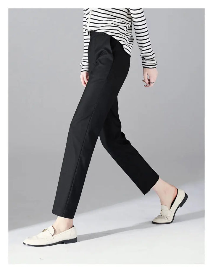 Josee | Tapered Ankle High Waist Trousers