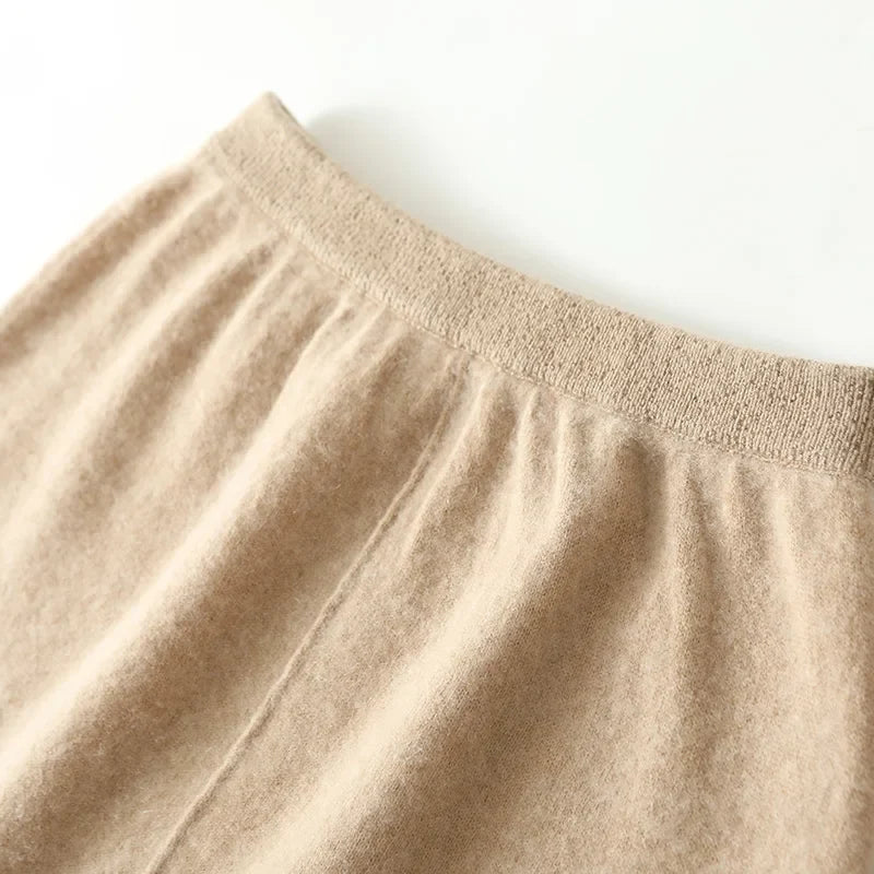 Eulalie | High Waist Merino Wool Skirt