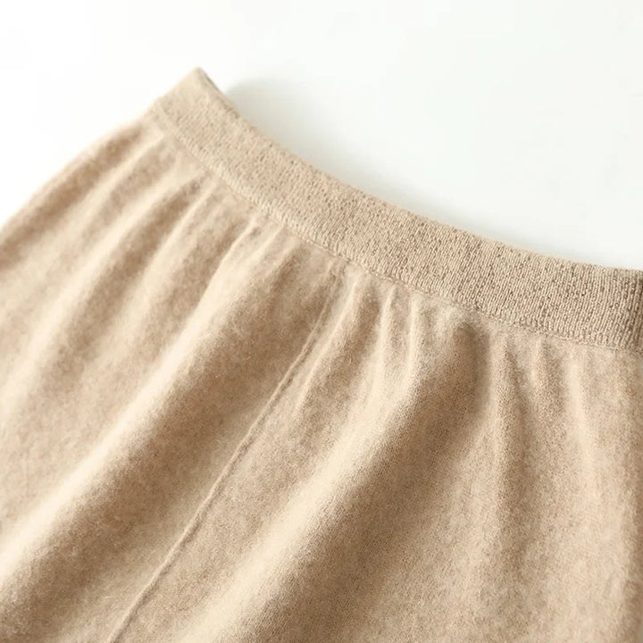 Eulalie | High Waist Merino Wool Skirt
